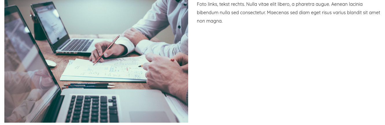 Photo + texte rendu sur le site