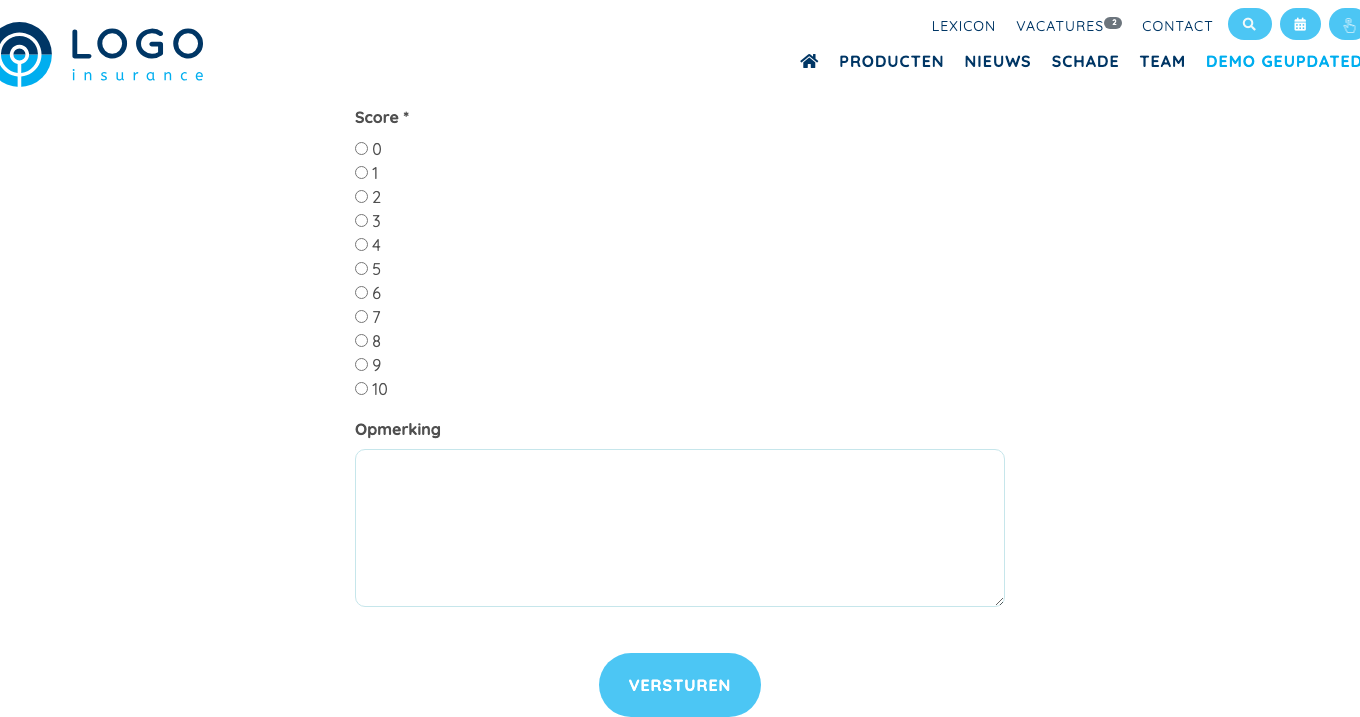 formulier-blok op de site