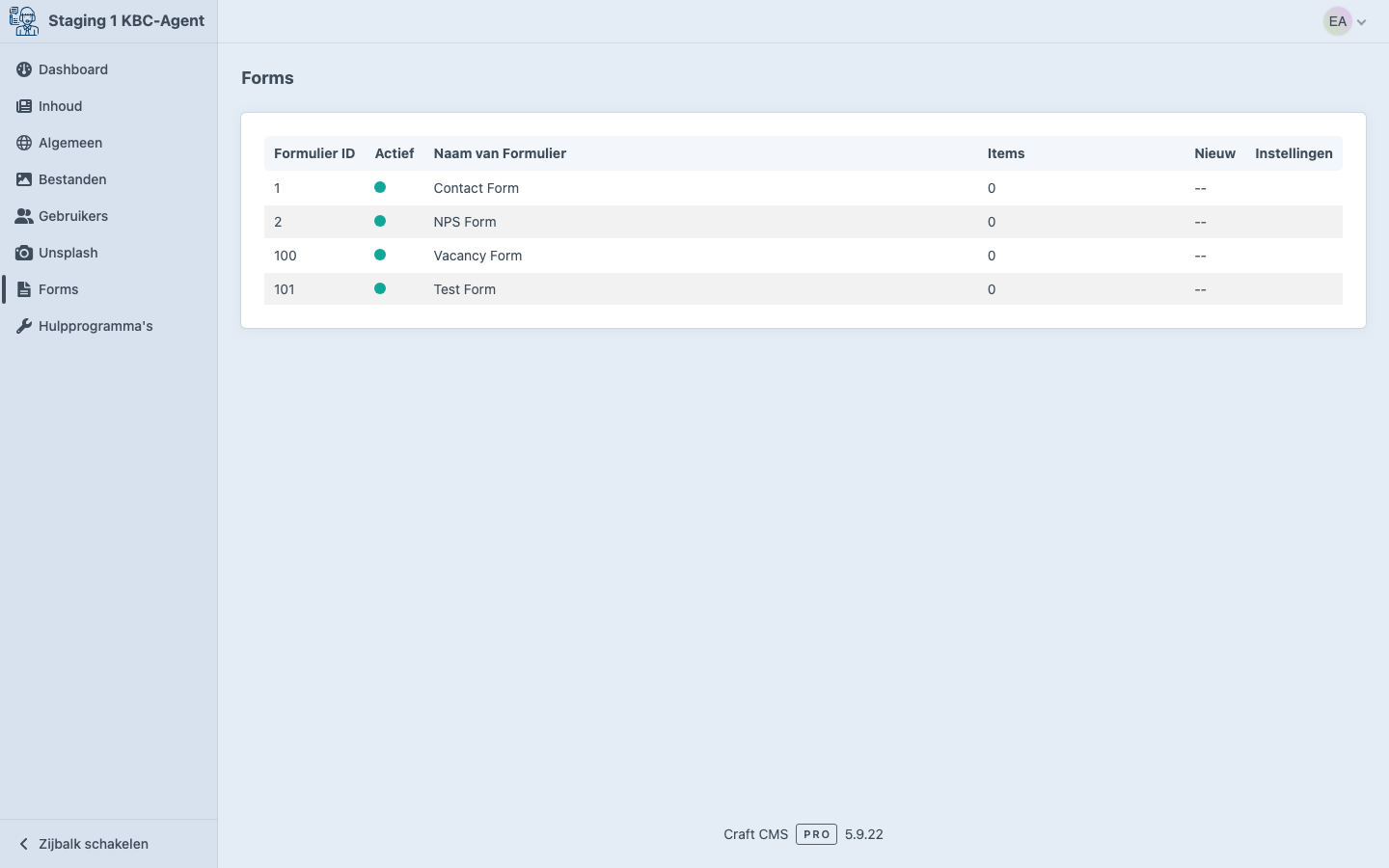 Forms-module